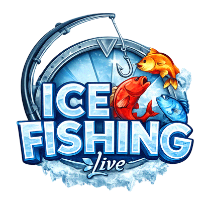 Ice Fishing Galaxsys zręcznościowa gra crash z mechaniką łowienia ryb i mnożnikami
